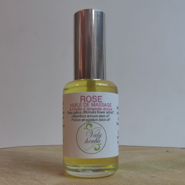 Huile de massage Rose